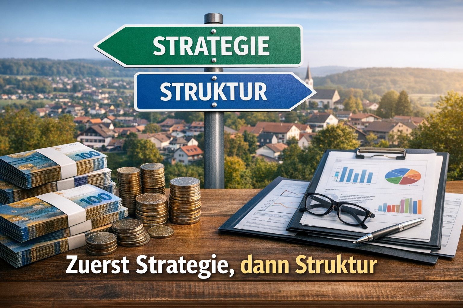 Zuerst Strategie, dann Struktur