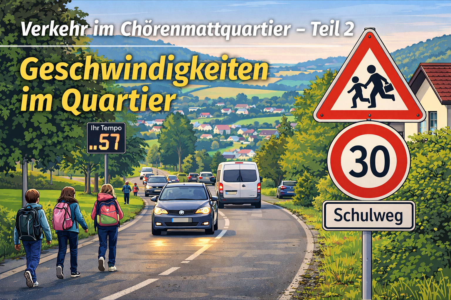 Verkehr im Chörenmattquartier – Teil 2